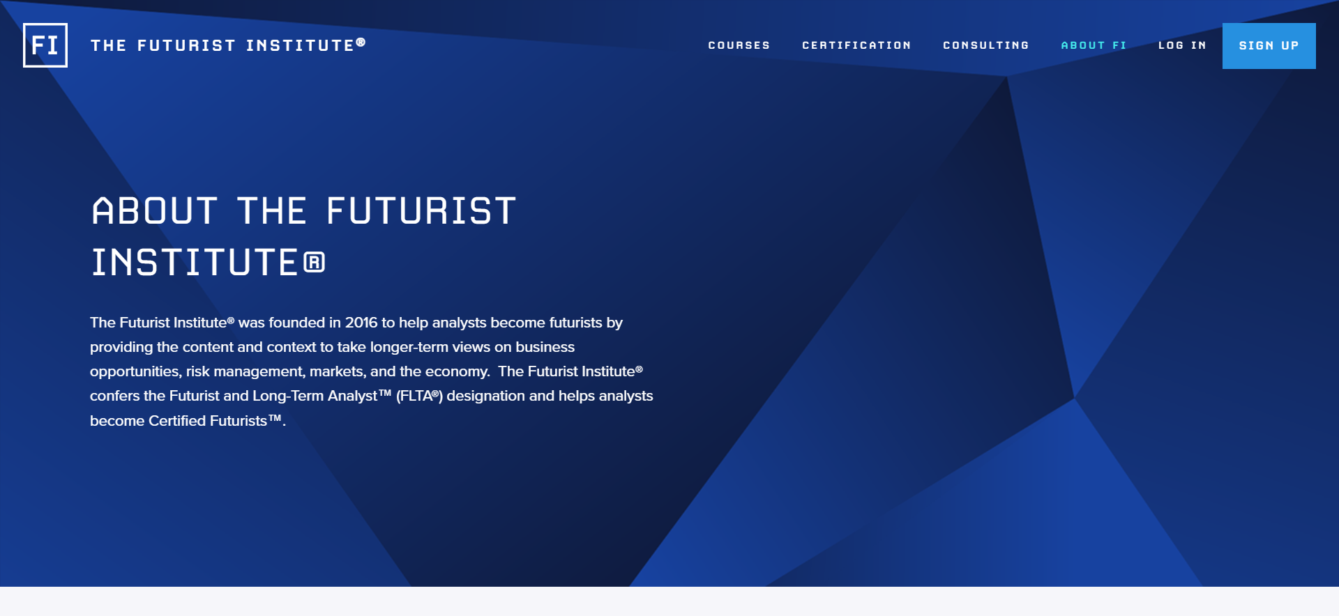 THE FUTURIST INSTITUTE